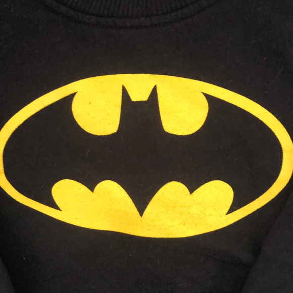 DC Comics Batman Logo sweatshirt- 24 months - Picture 2 of 3